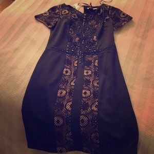 Black Sheath Dress - knee length